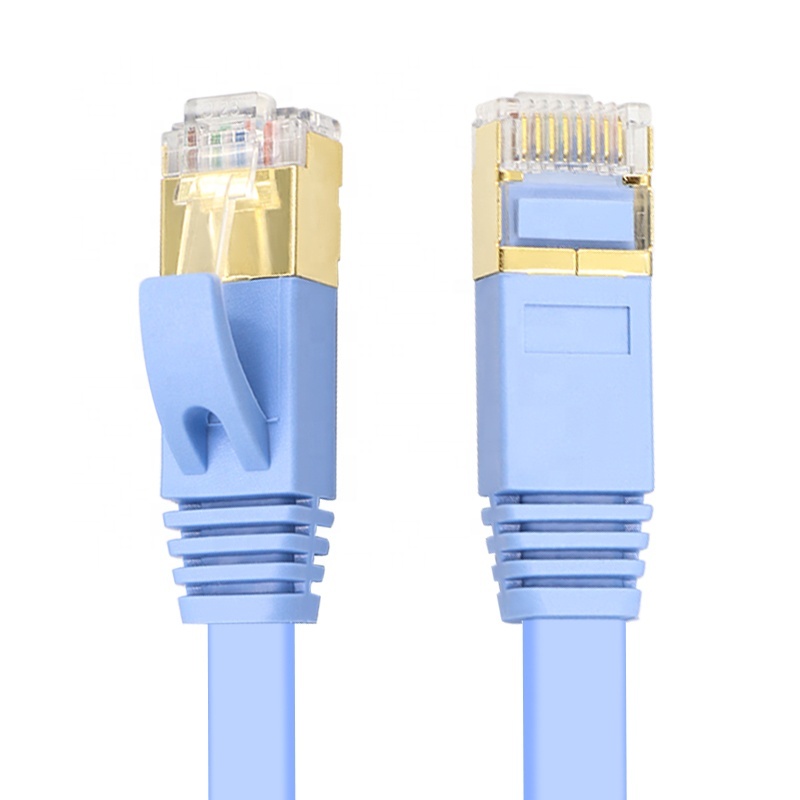 Cat7 Flat cable 32awg Blue