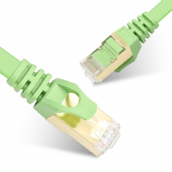 Cat7 Flat cable 32awg Green