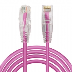 Cat6 Slim Patch Cord Purple Color