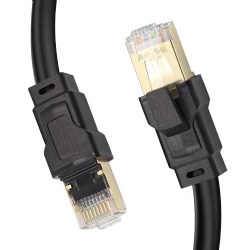 Cat8 Round SFTP patch cord RJ45 Ethernet cable